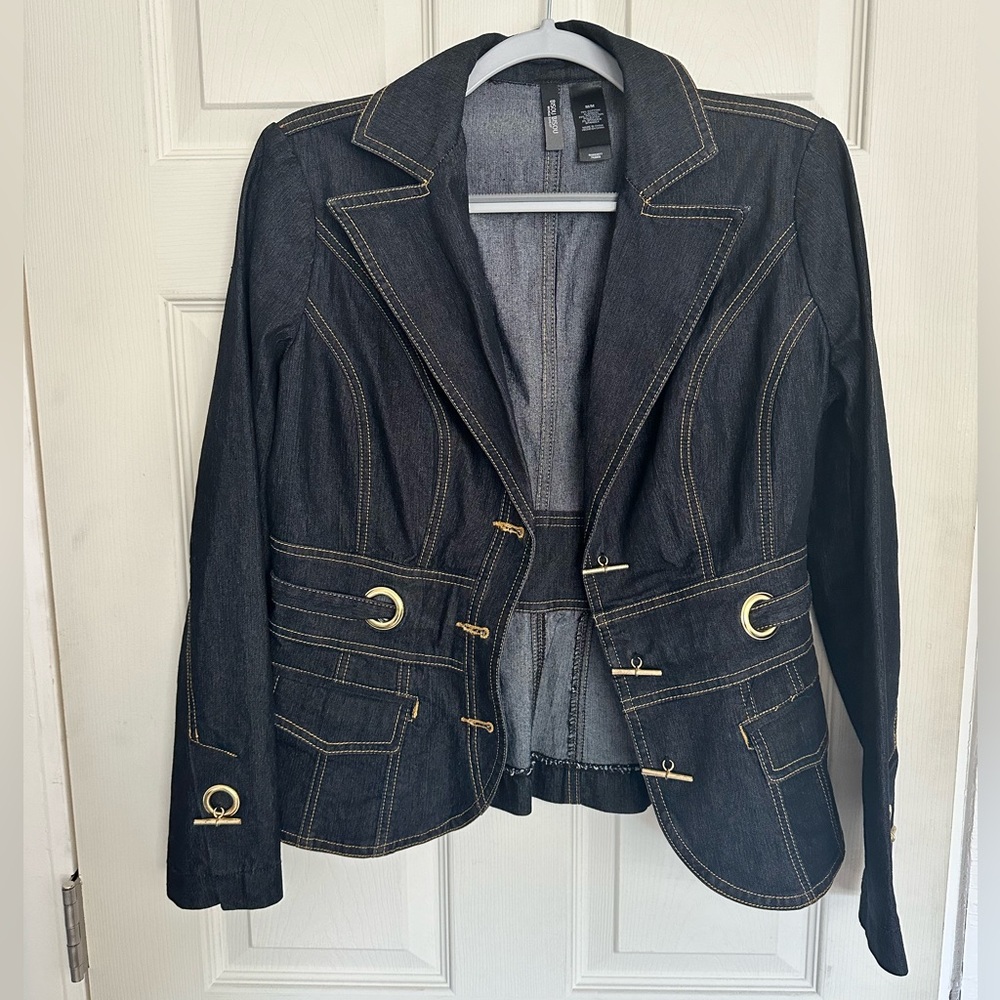 BISOU BISOU jean jacket denim Womens M